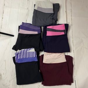 Lot of 5 Lululemon Astro pants boot cut